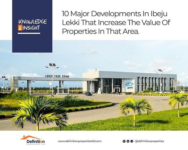 Major Developments in Ibeju Lekki
