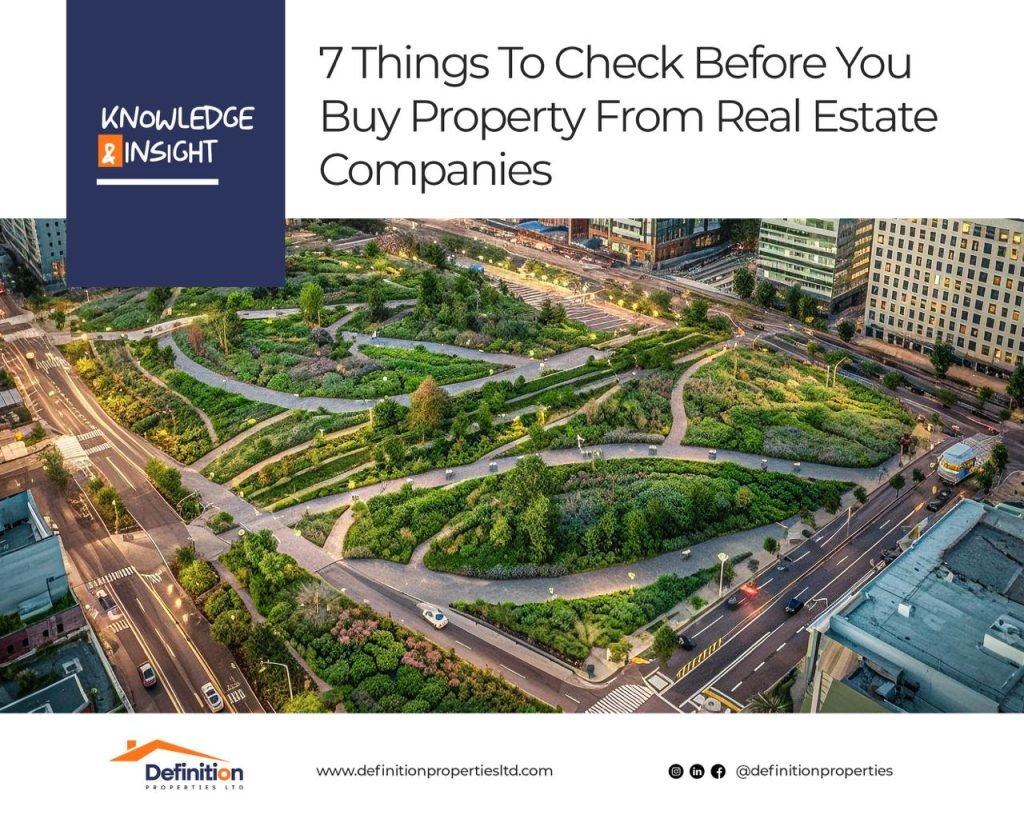 7 Things To Check Before You Buy Property From Real Estate Companies