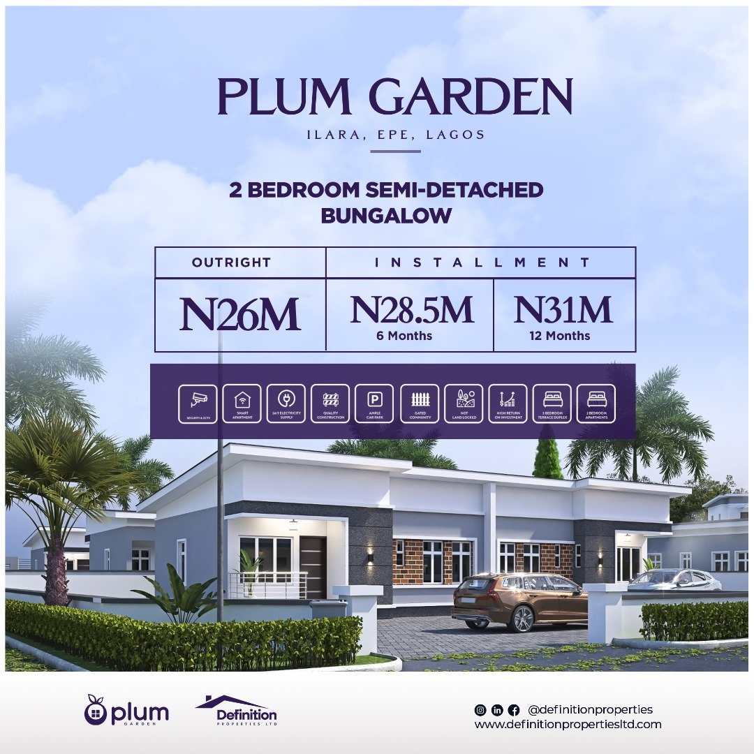 2 Bedroom Plum Garden