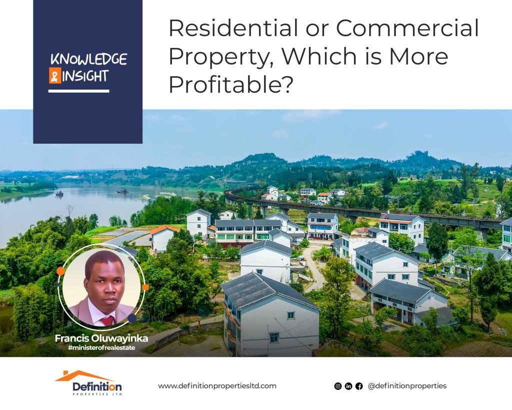 Residential or Commercial Property Investment