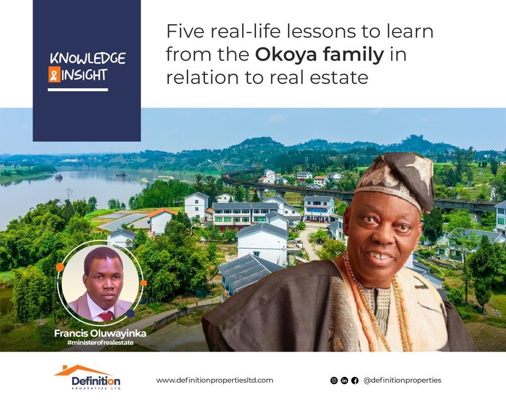 Real Estate Lessons from the Okoya Family