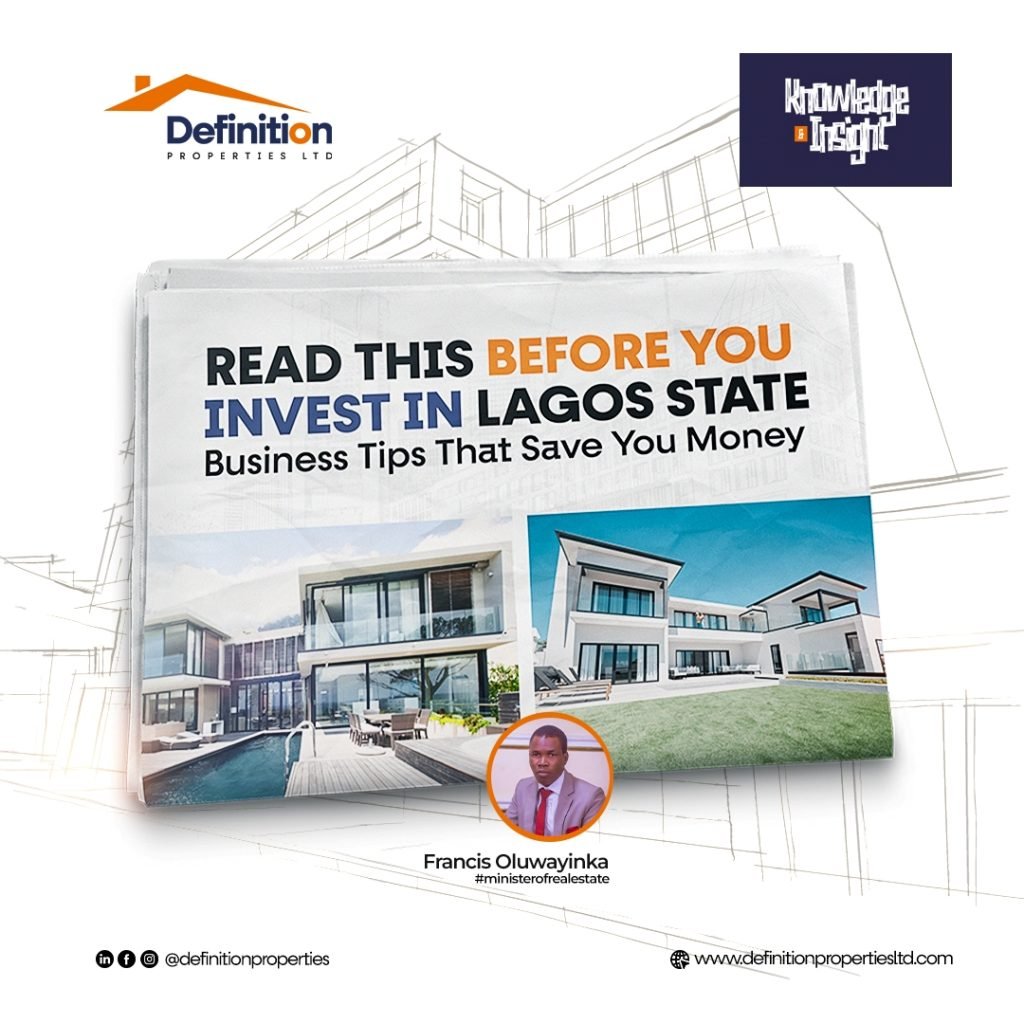 READ THIS BEFORE YOU INVEST IN LAGOS STATE, NIGERIA